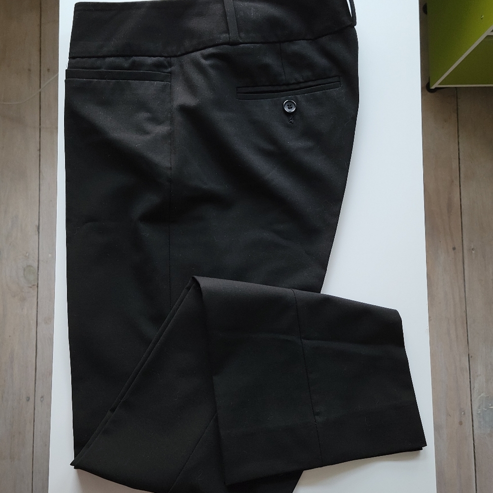 The Limited Drew Fit Dress Pants in Black Straight Leg